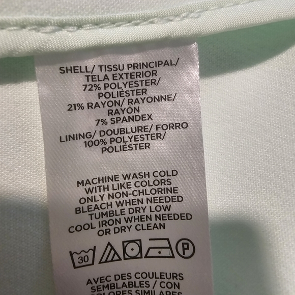 Ann Taylor Factory Trench Coat Jacket Mint Green XL - Picture 9 of 10